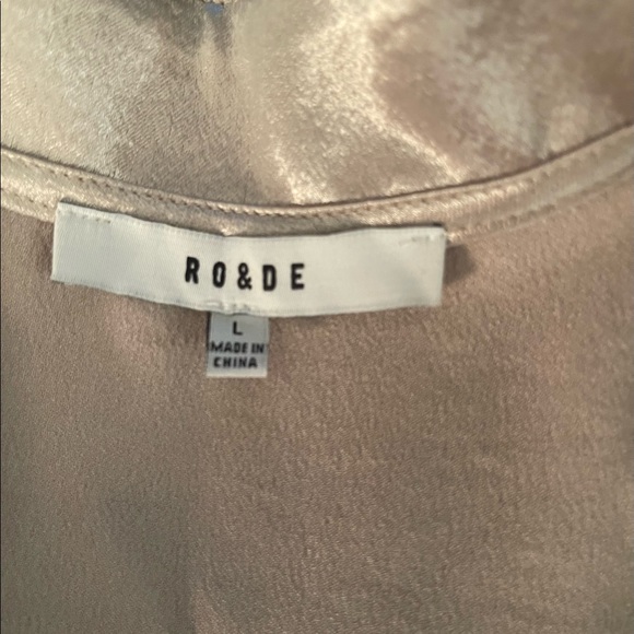 RO & DE Women’s Champagne Large Track Jacket. - Picture 4 of 8